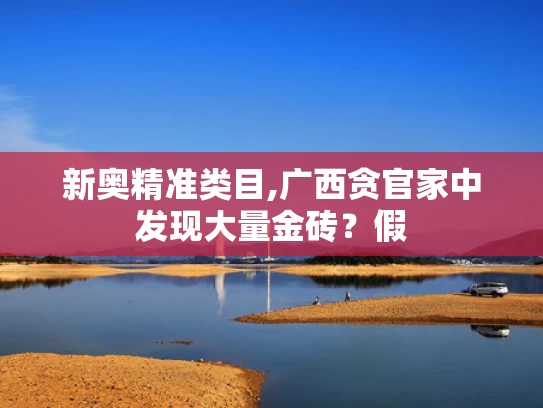 新奥精准类目,广西贪官家中发现大量金砖？假